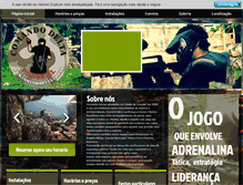 Tablet Screenshot of comandodelta.com.br